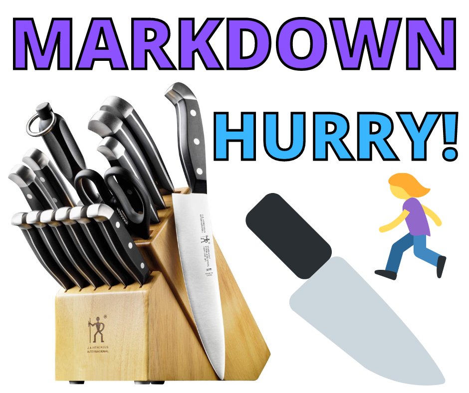 Henckels Statement Kitchen Knife Set Huge Markdown at Amazon