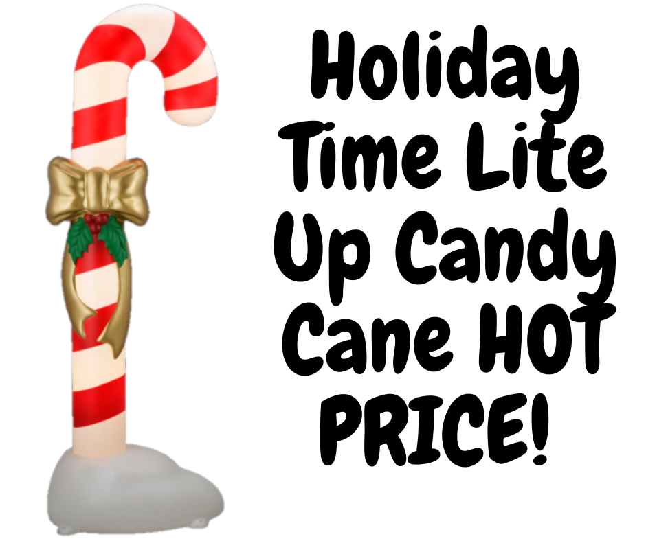Holiday Time Lite Up Candy Cane HOT PRICE