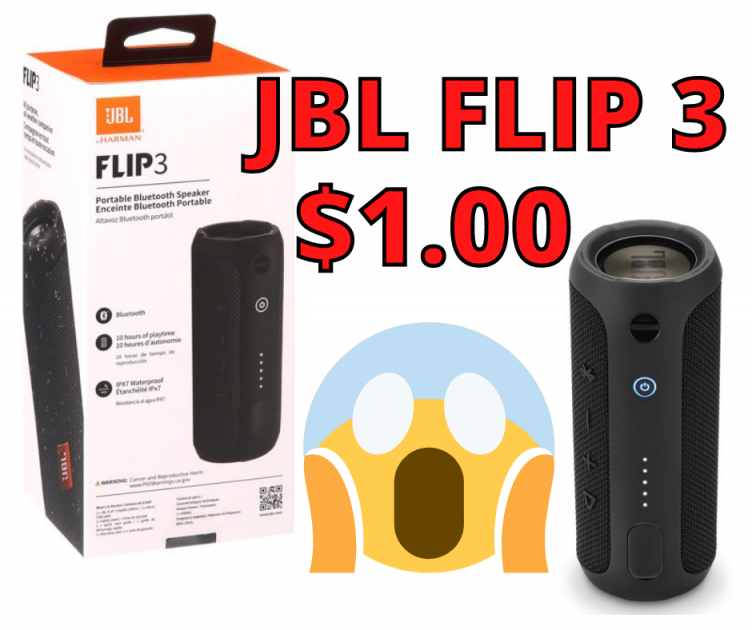 JBL Flip 3 ONLY $1!!!!!