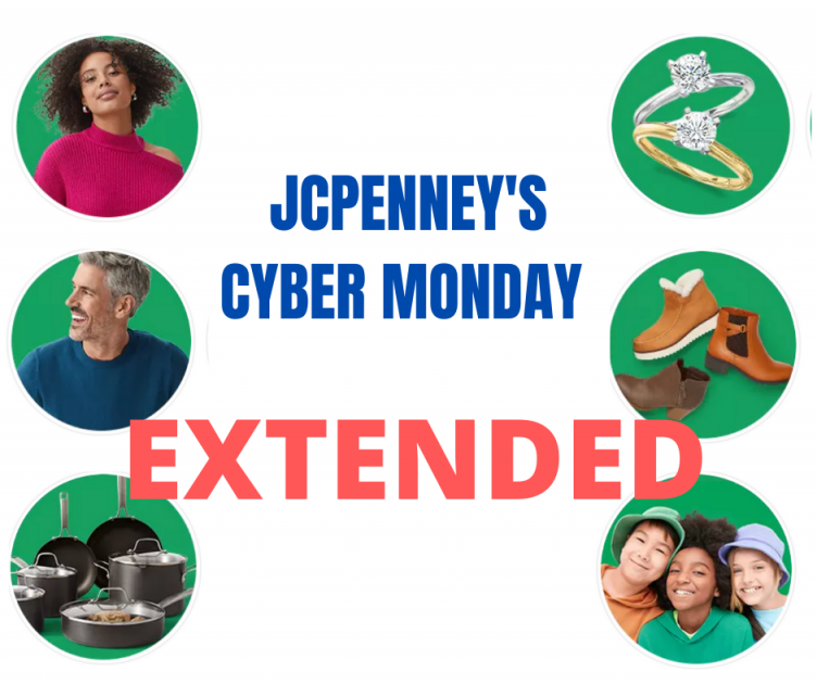 JCPenney’s Cyber Monday Sales EXTENDED!