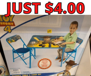 Disney Toy Story 4 Table & Chairs Only $4 at Walmart!!!