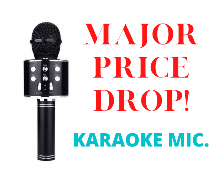 Karaoke Microphone On Sale Now!