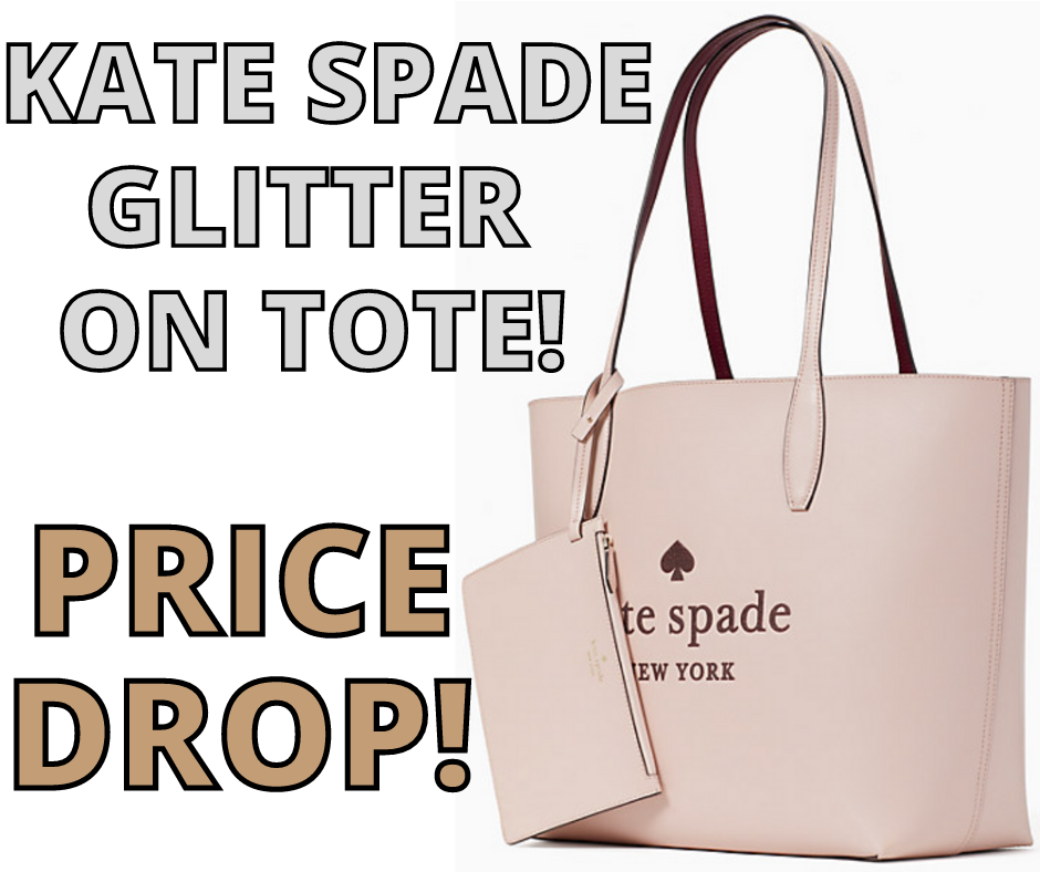 Kate Spade Glitter On Tote! HOT BUY!