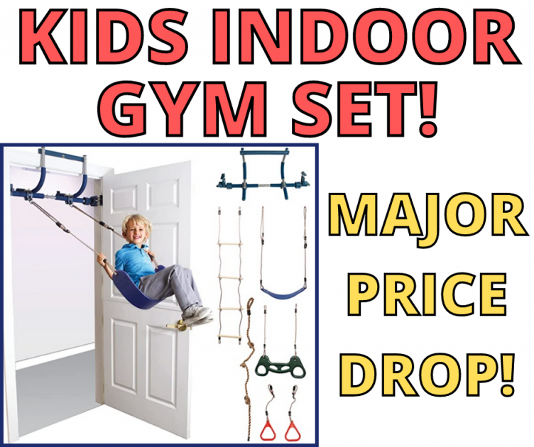 Kids Indoor Gym Set! Hot Savings On Amazon!