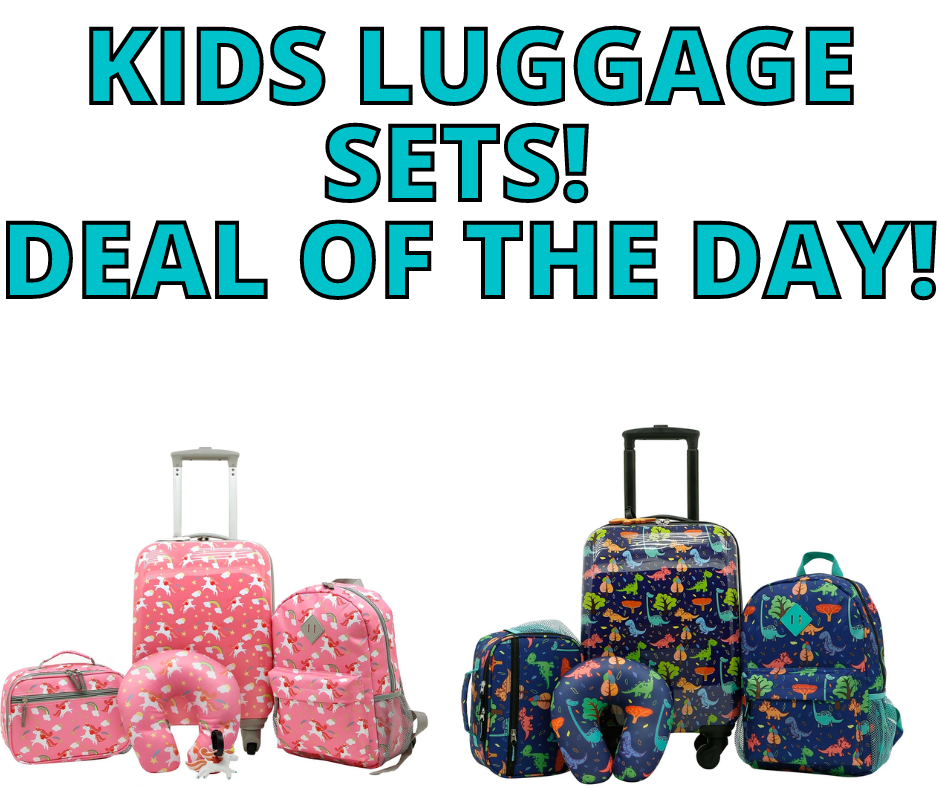 KIDS LUGGAGE SETS DEAL OF THE DAY