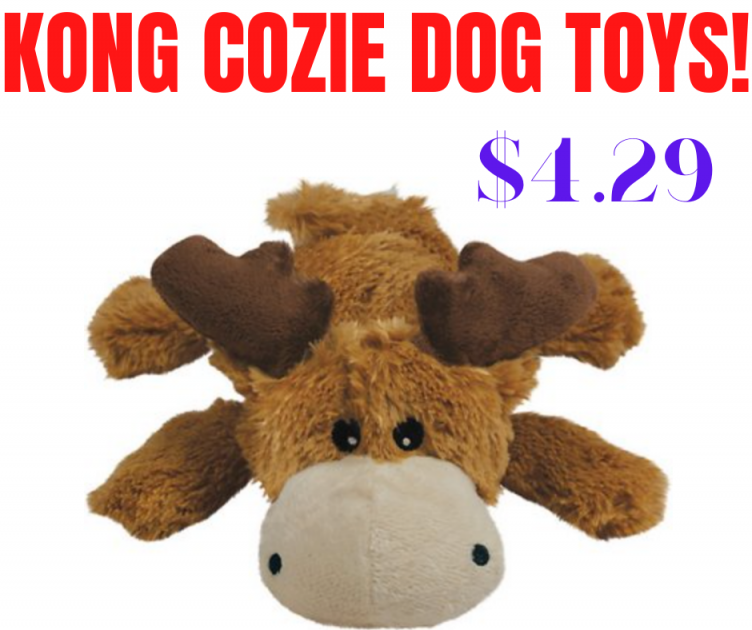 KONG Cozie Plush Dog Toy! HOT FIND!