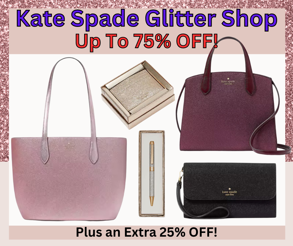Kate Spade Glitter Shop