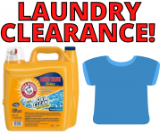 LAUNDRY CLEARANCE