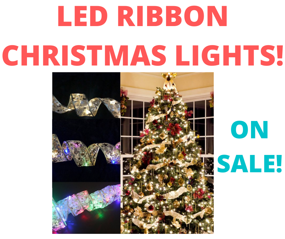 LED RIBBON CHRISTMAS LIGHTS