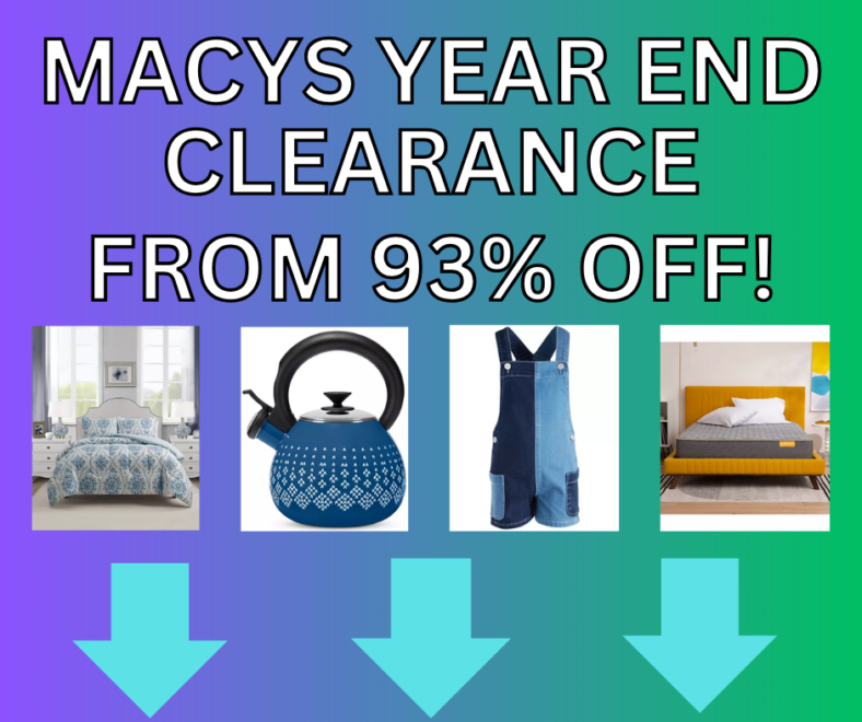 MACYS YEAR END CLEARANCE