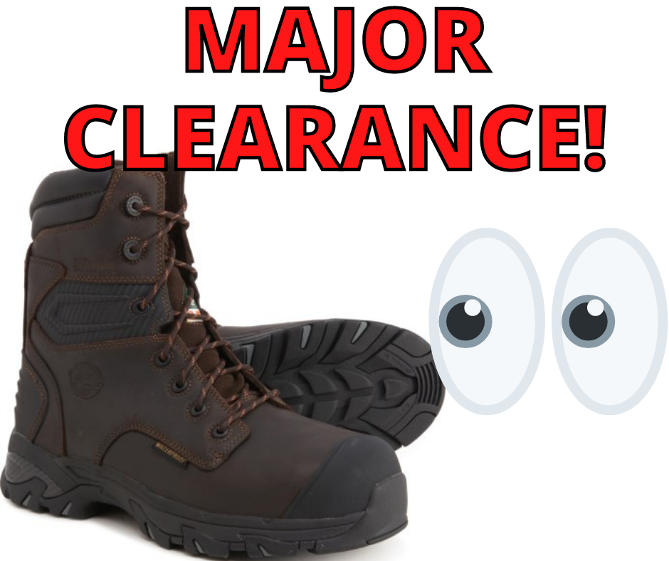 Justin Thinsulate Work Boots ONLY $45 Normally $155 at SIERRA!