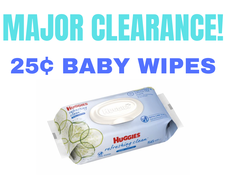 Huggies Wipes ONLY .25 Cents At Walmart!