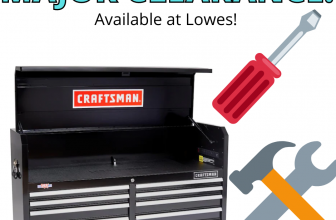 CRAFTSMAN 8-Drawer Steel Tool Chest MAJOR Lowes Clearance!
