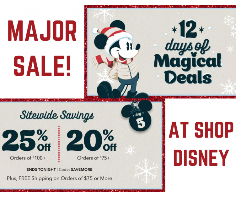 Shop Disney’s 12 Days Of Deals! Day 5!