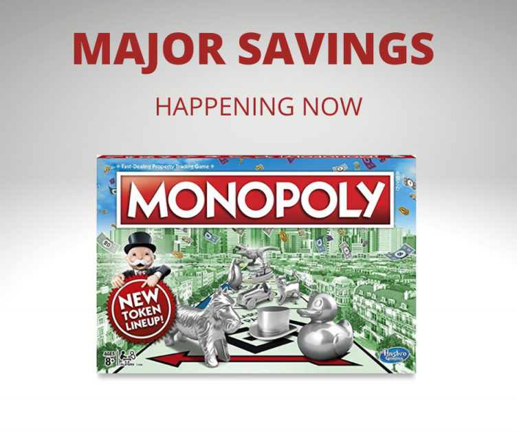 Monopoly On Sale Now On Amazon!