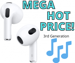 Apple AirPods (3rd Generation) HOTTEST PRICE YET!