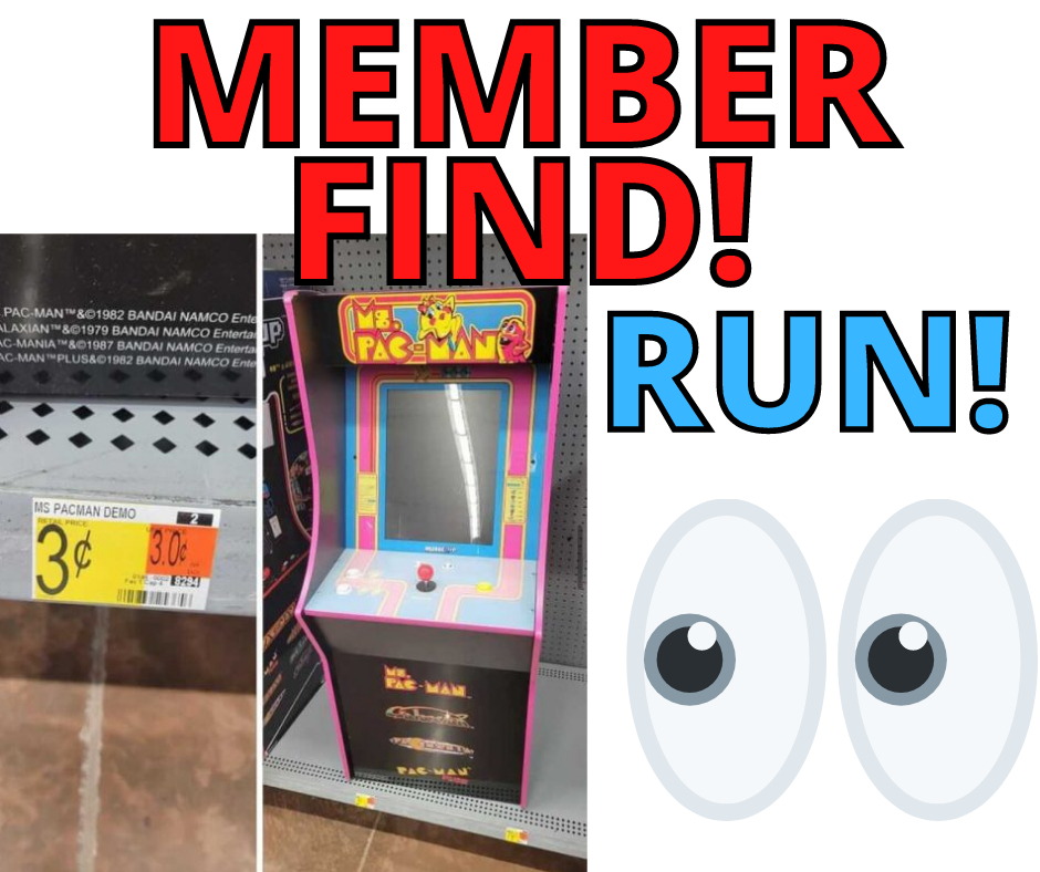 Ms Pacman Arcade Machine Only 3 Cents at Walmart!