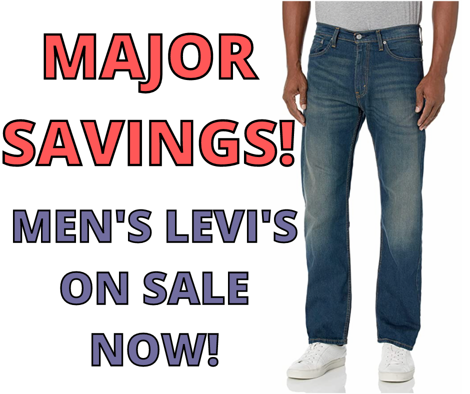 Men’s Levi Jeans On Sale On Amazon!