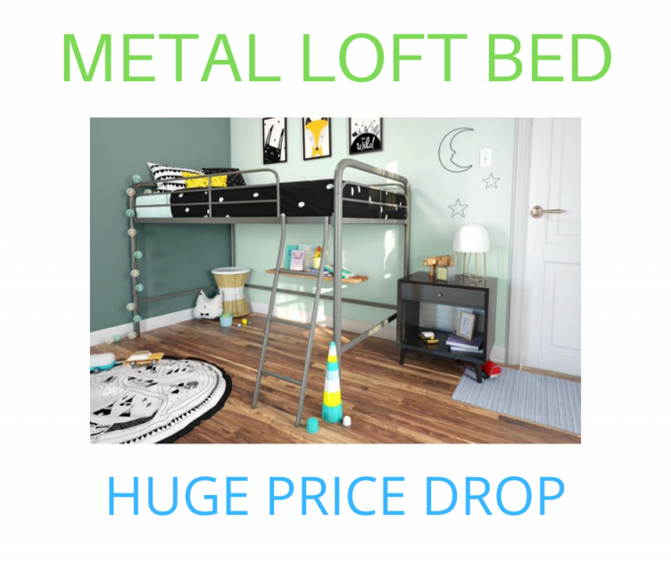 Metal Loft Bed Huge Savings!!