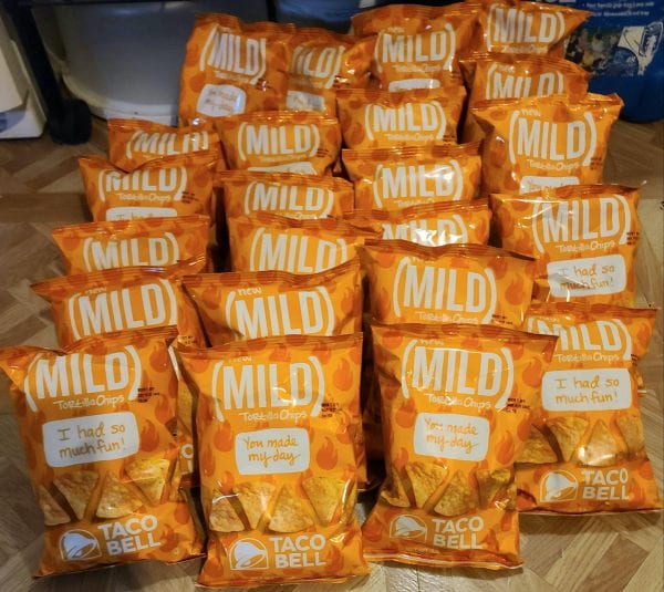 Taco Bell Mild Tortilla Chips only 35 Cents Each!
