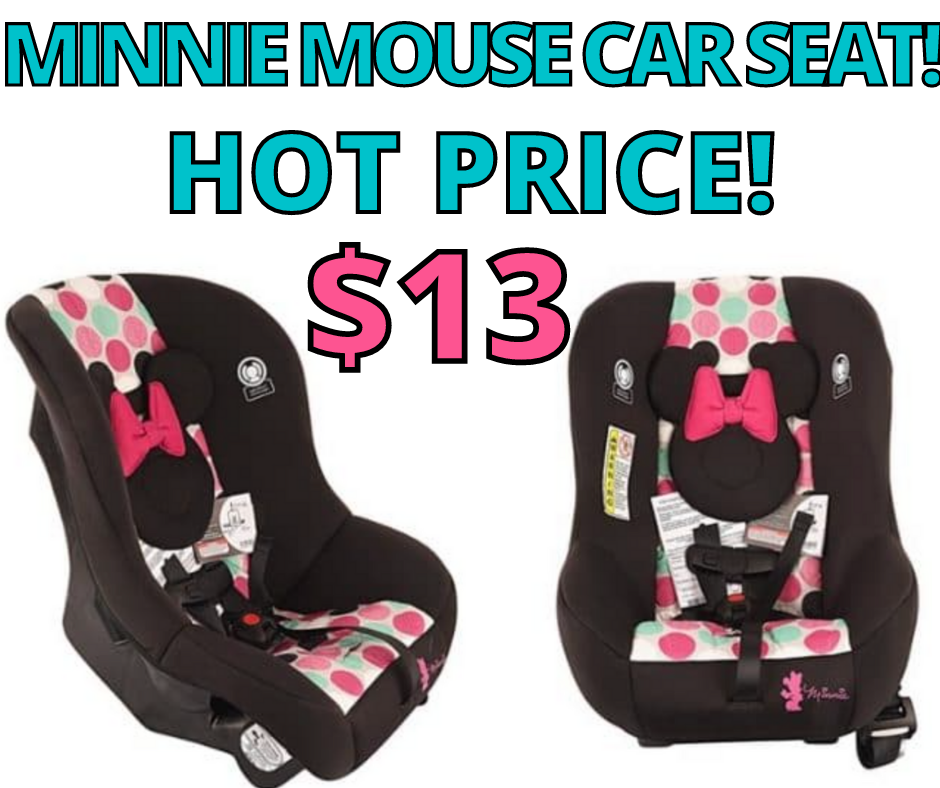 Minnie Mouse Car Seat ONLY $13! (was $55!)