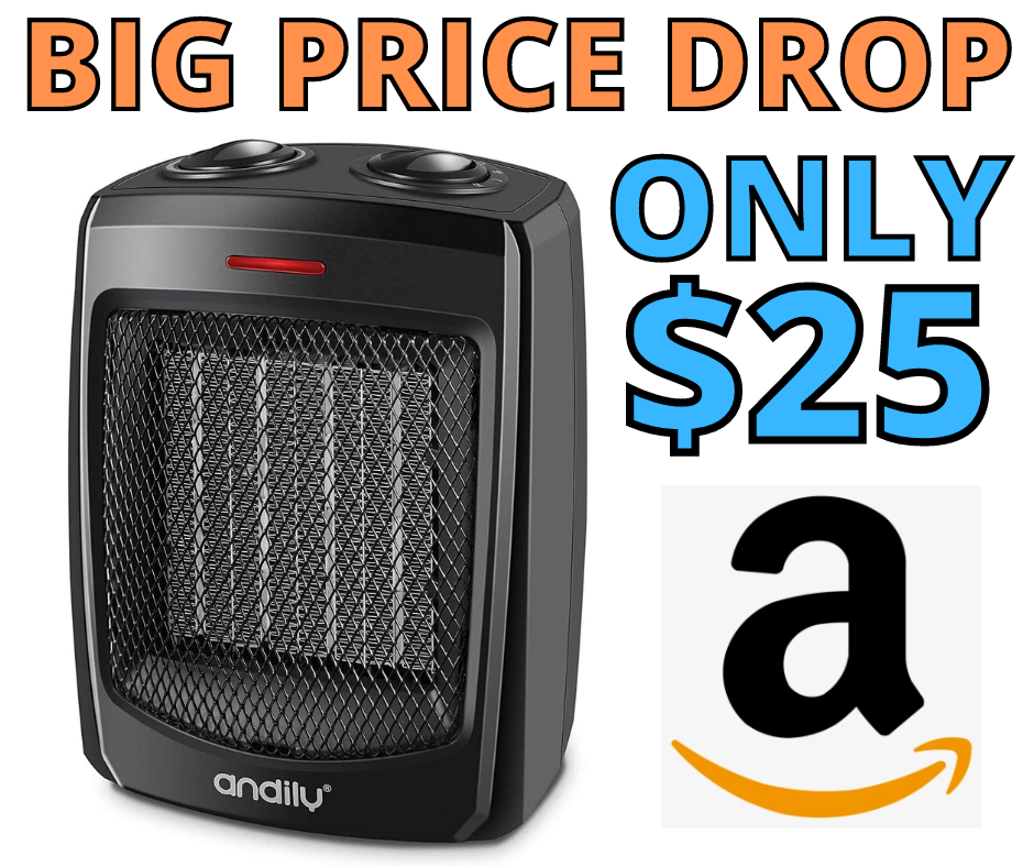 Space Heater On Sale At Amazon Only $25