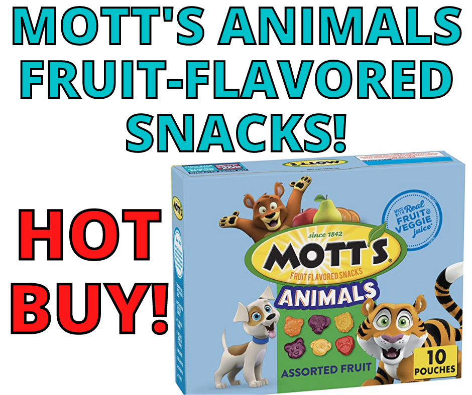 Mott’s Animals Fruit Snacks! HOT BUY On Amazon!