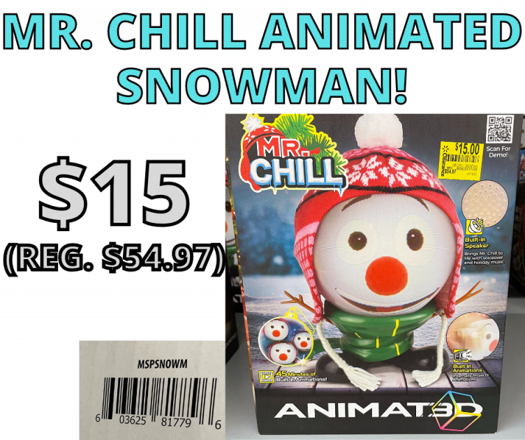 Mr. Chill Animated 3D Snowman!