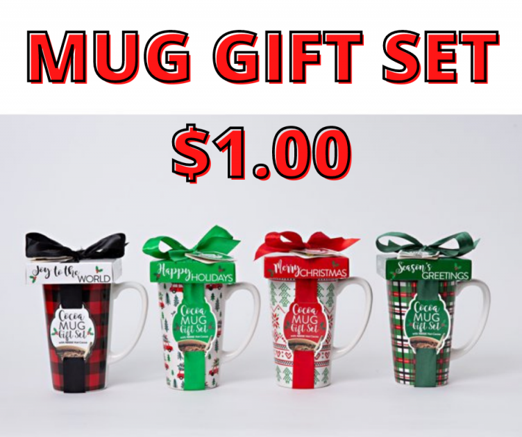 Cocoa Mug Gift Set Just $1.00 at Walmart!