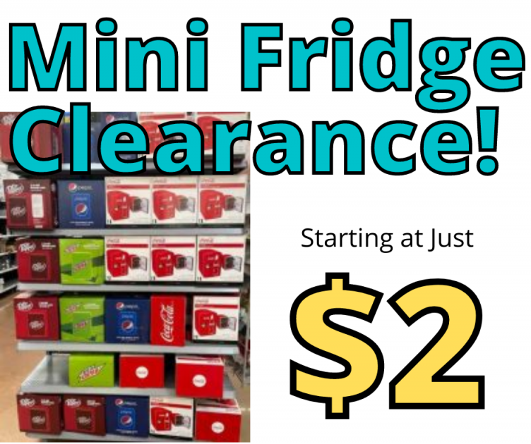 Mini Fridges for SALE ~ As low as $2 at Walmart!