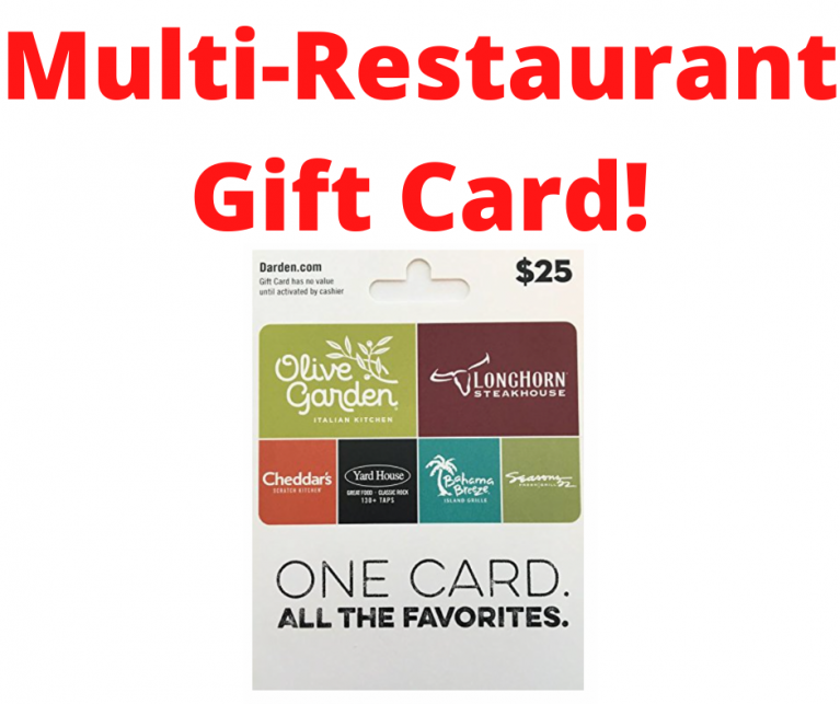 Darden Restaurants Gift Card! – Glitchndealz