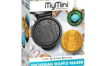 Nostalgia Mini Waffle Maker Snowman