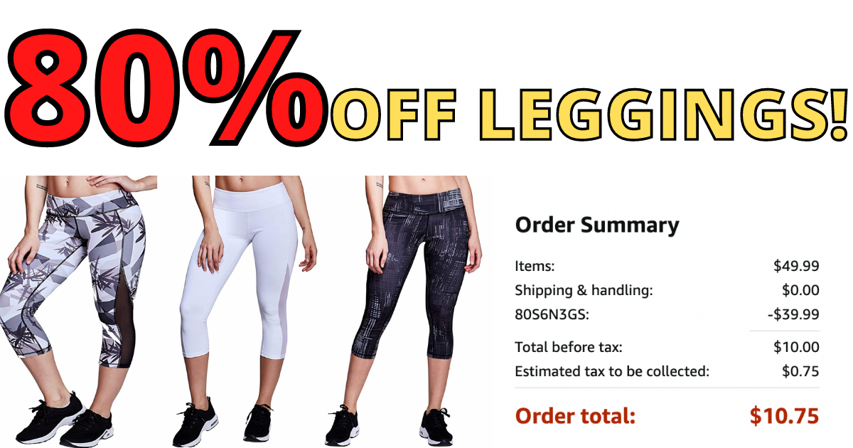 Leggings 80% Off On Amazon! RUN!