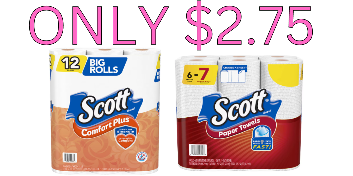 WHOA! – Scott Toilet Paper Or Paper Towels Only $2.75 – Glitchndealz