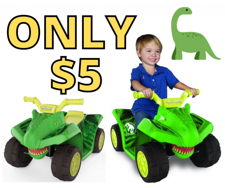 6 Volt Jurassic World Ride On Only $5 (reg $60)