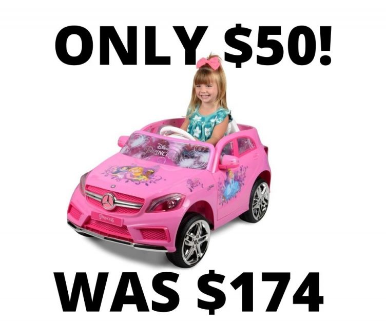Disney Princess Mercedes Ride On Only $50 (Was $179)