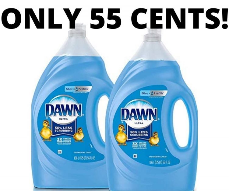 Dawn Dish Soap 2 Count 56OZ Only 55 Cents!