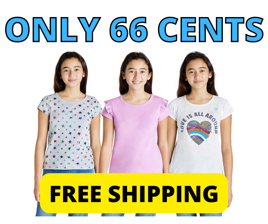 Youth T-shirts Only 66 Cents Each Shipped! Run!