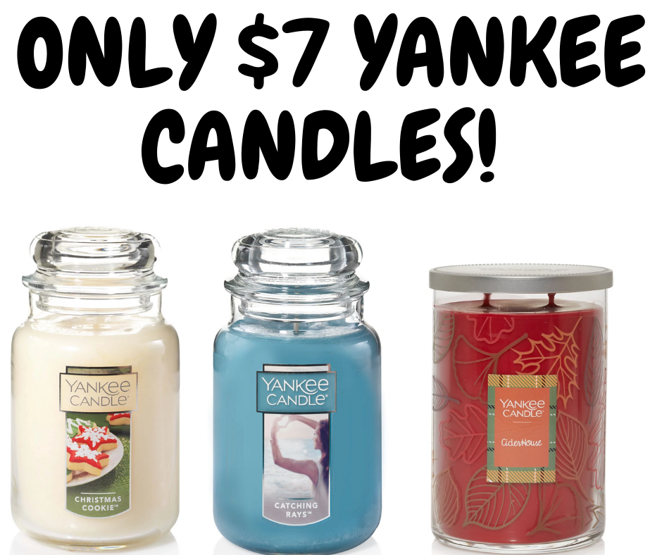 ONLY 7 YANKEE CANDLES