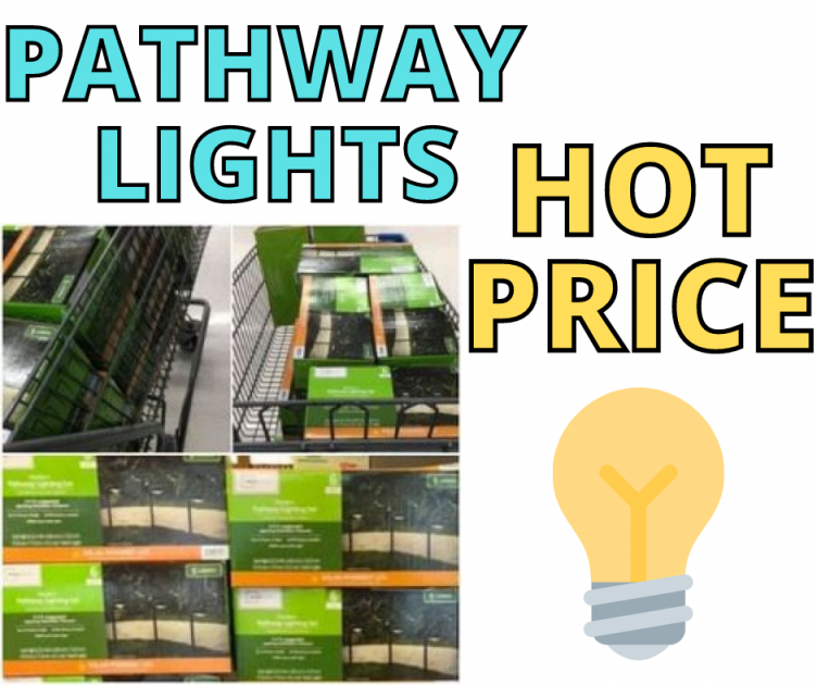 Mainstays Solar Pathway Lights on CLEARANCE at Walmart!!!!!