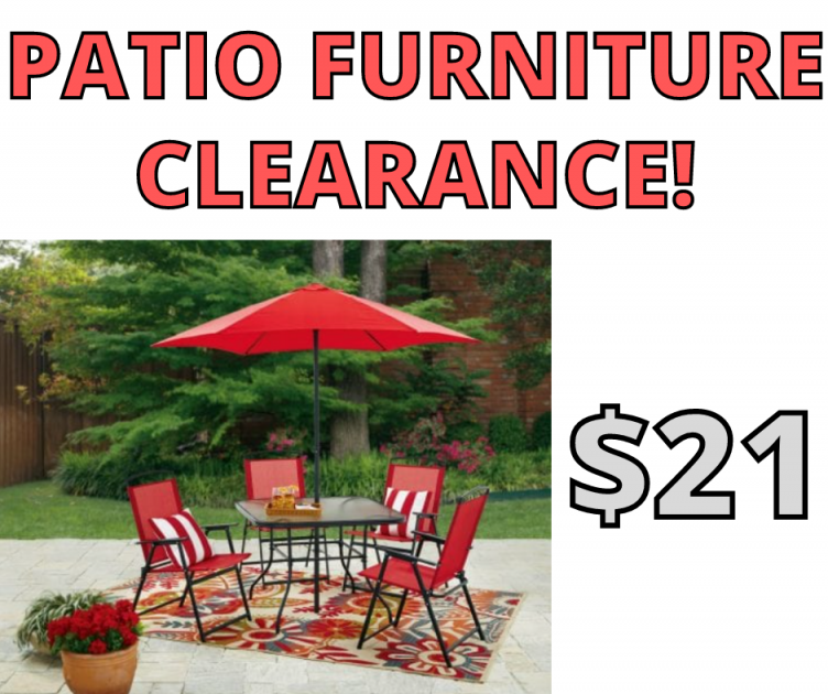 Patio Furniture Clearance! Only $21