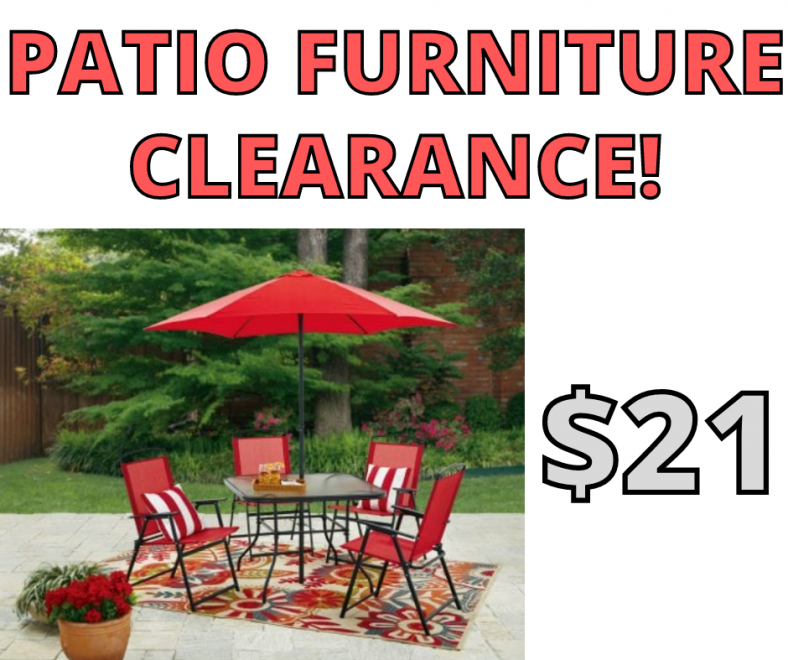 PATIO FURNITURE CLEARANCE