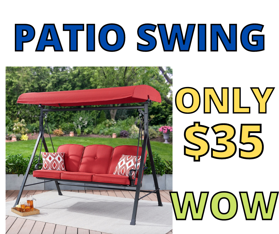 Mainstays Patio Swing ONLY $35