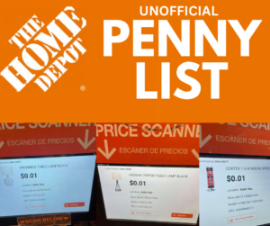 The Home Depot Penny List Updated Daily
