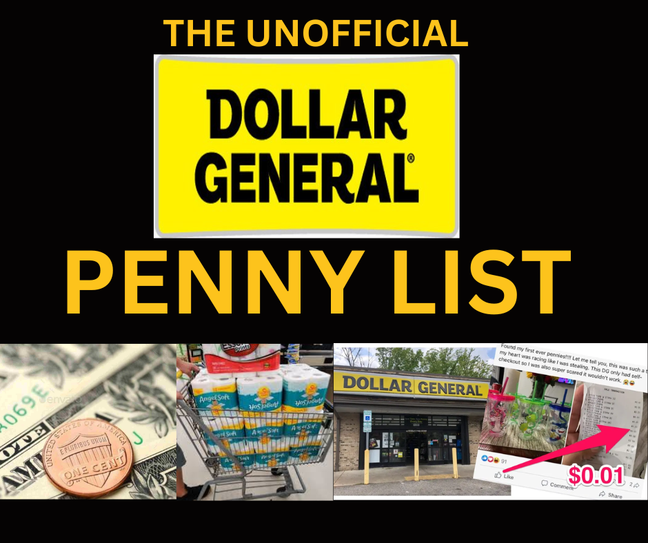 Dollar General Penny List (The DG Penny List)