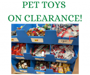 PET TOYS ON CLEARANCE