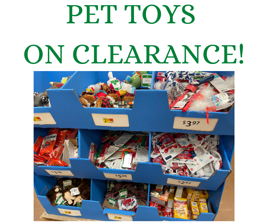 Christmas Pet Toys On Clearance!