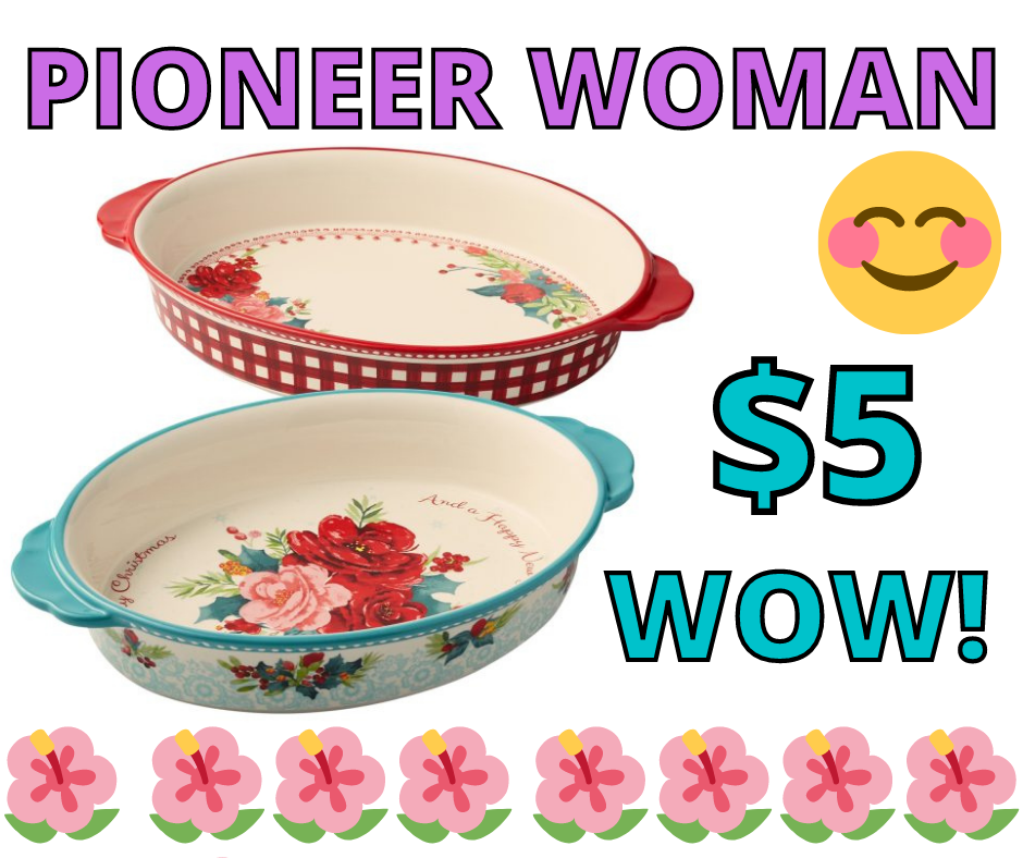 Pioneer Woman Cheerful Rose Baking Set JUST $5 At Walmart