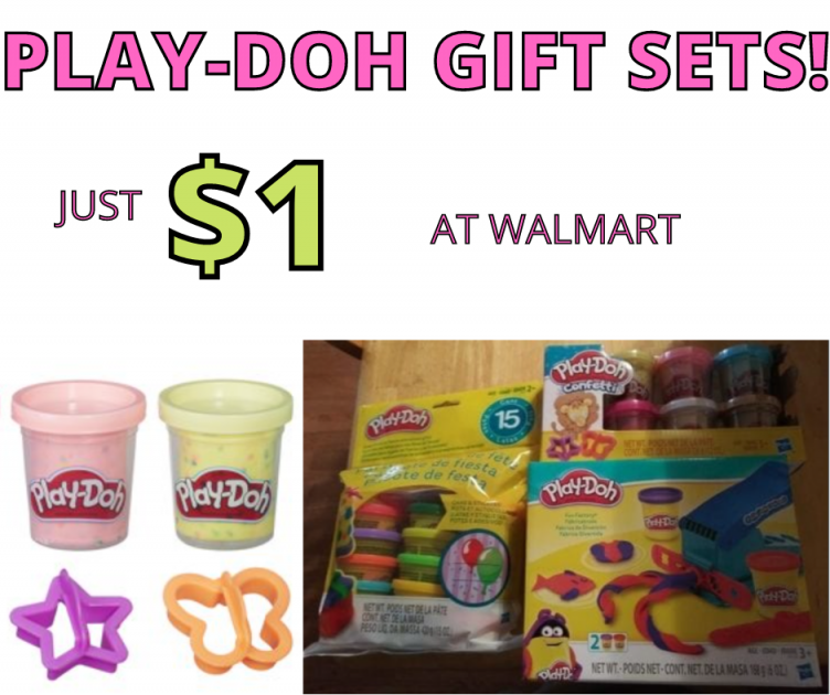 Play Doh Gift Sets only $1! In-store Walmart Clearance Find!