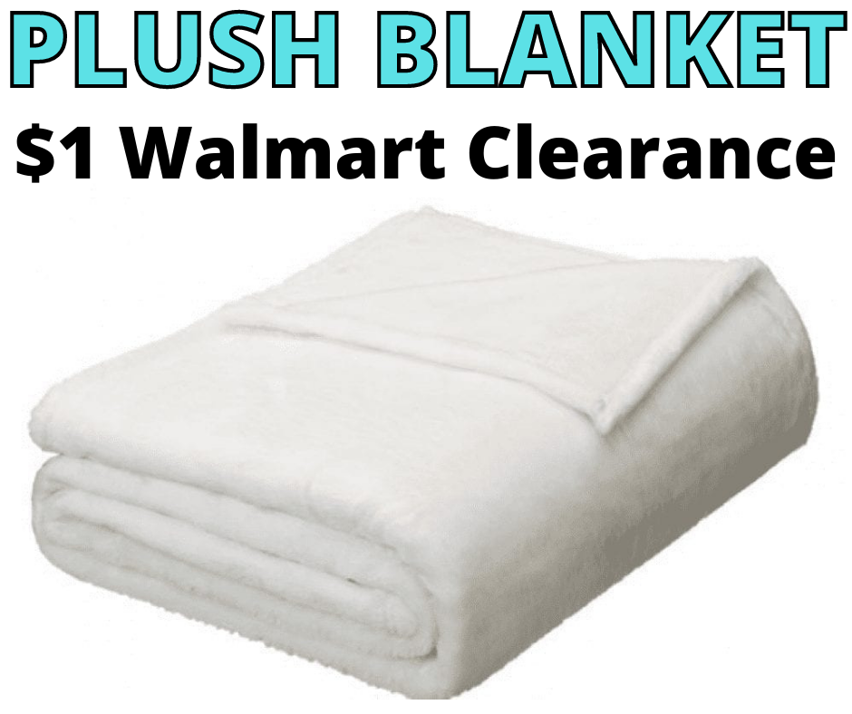 Better Homes & Garden Plush Blanket only $1!!!